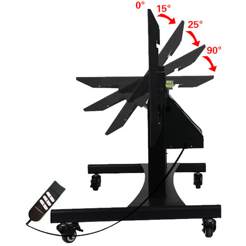 POWERED HEIGHT ADJUSTABLE AND TILTING MOBILE CART FOR 65", 75" AND 86" LITETOUCH UNITS